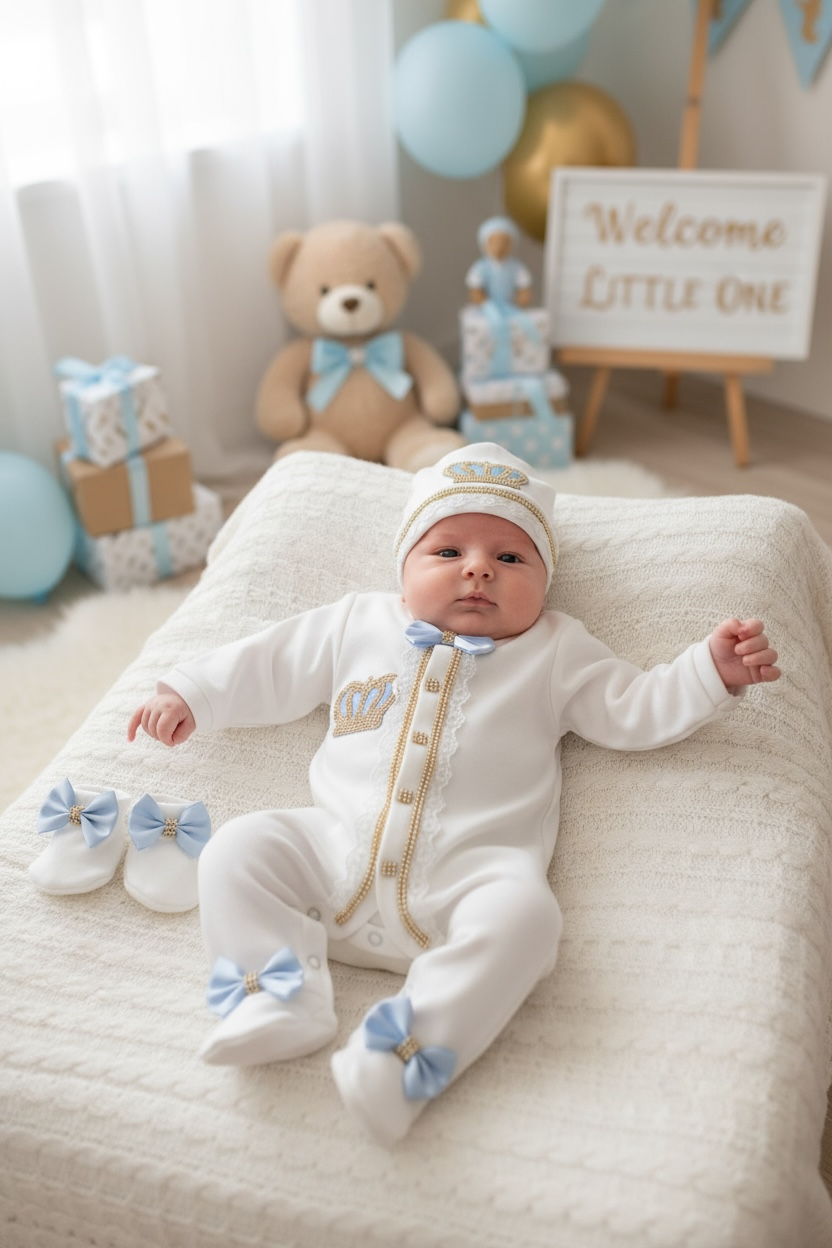 Summer Crown Luxe Romper Set
