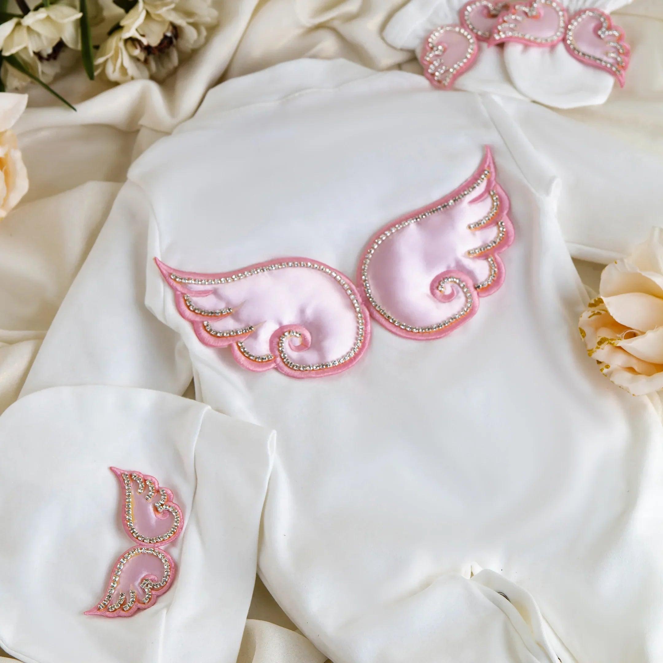 Jewel Wings Romper Pink Winter