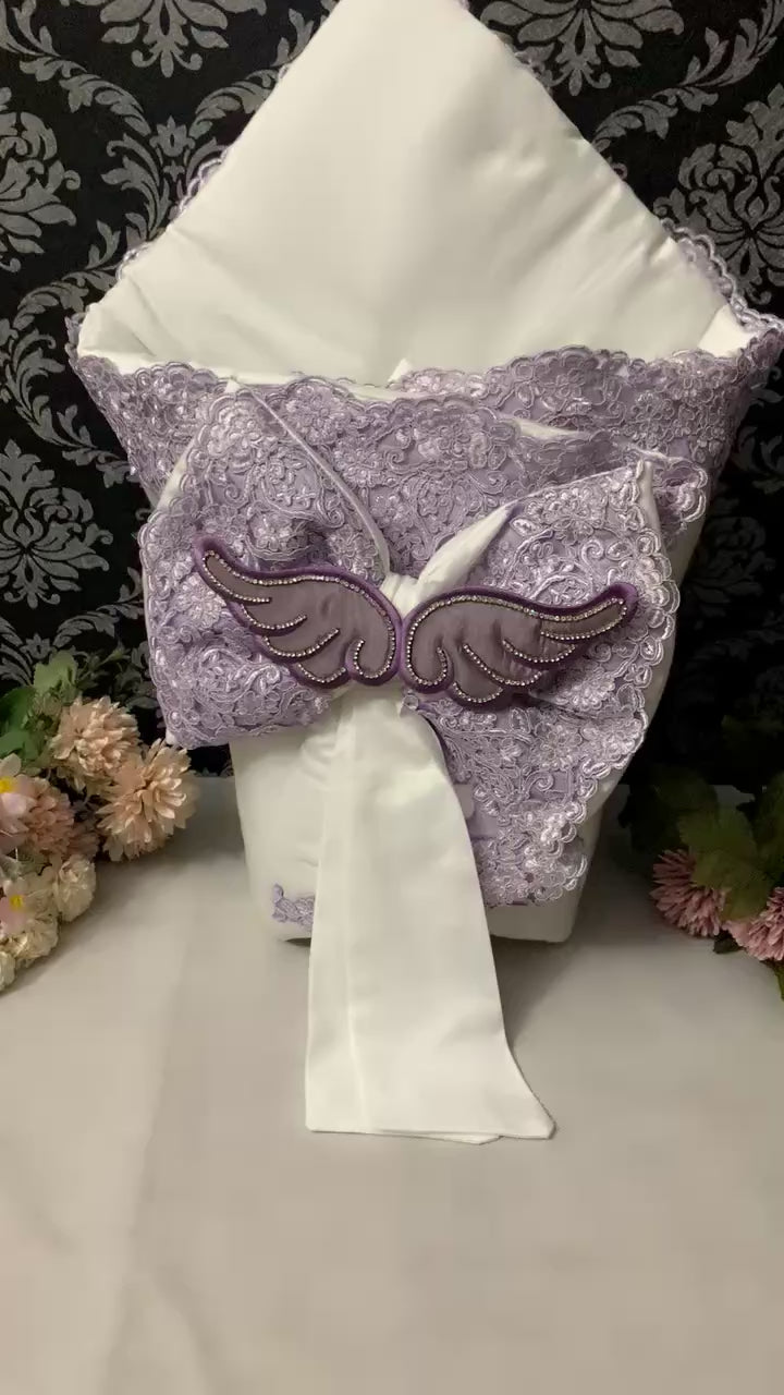 Lilac luxe wings set 