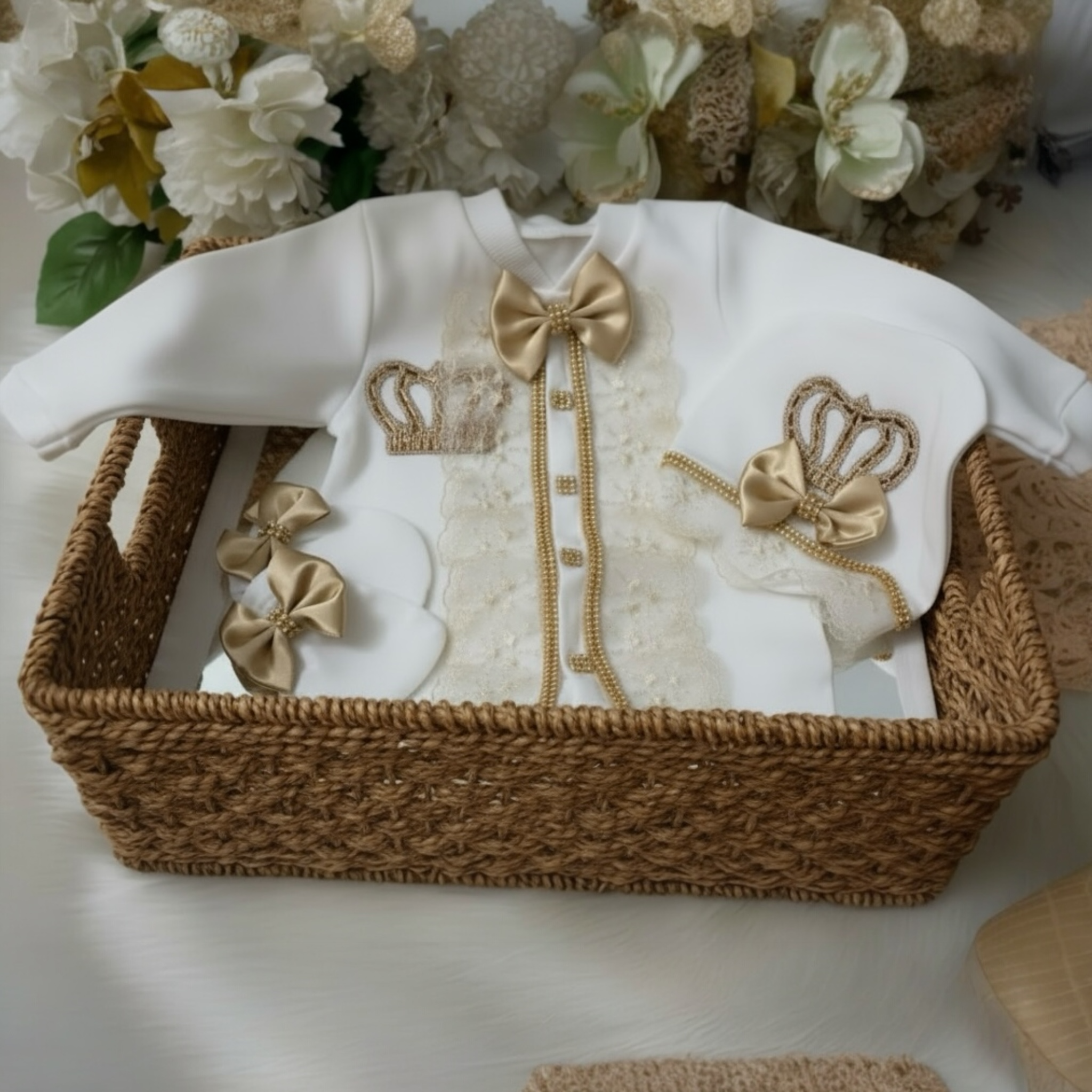 Royal Glow Romper Set Summer